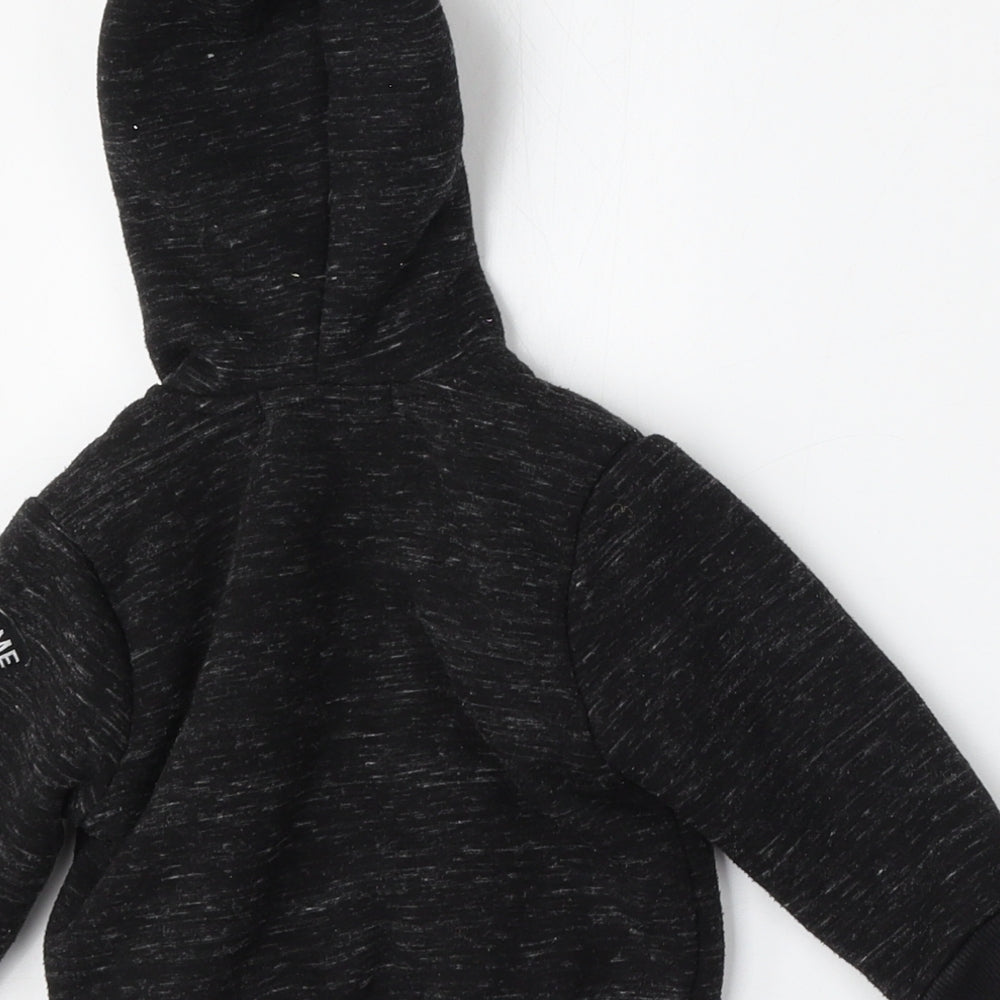 Primark Boys Black  Polyester Full Zip Jumper Size 6-9 Months  Zip