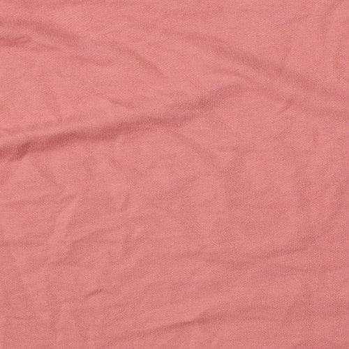 H&M Womens Pink Round Neck  Cotton Pullover Jumper Size L