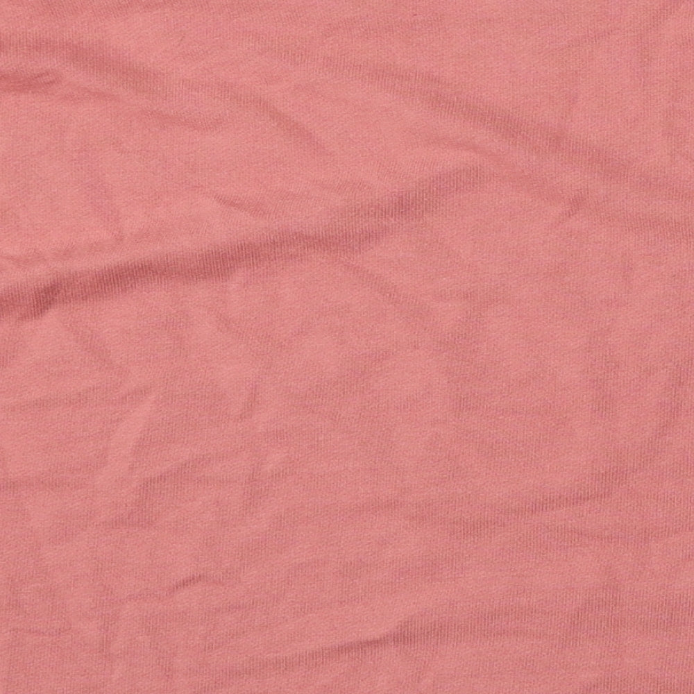 H&M Womens Pink Round Neck  Cotton Pullover Jumper Size L