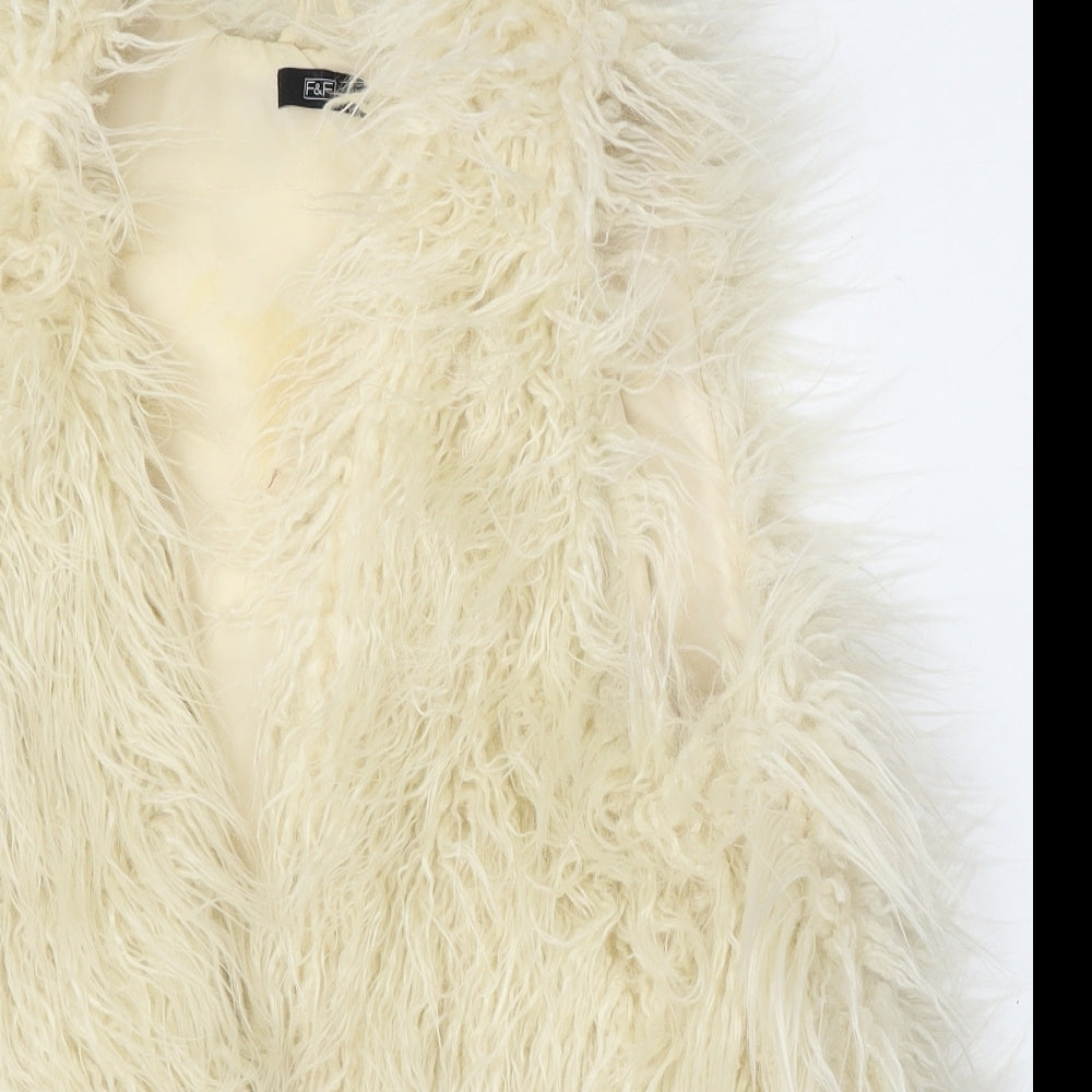 F&F Womens Beige   Gilet Jacket Size 14