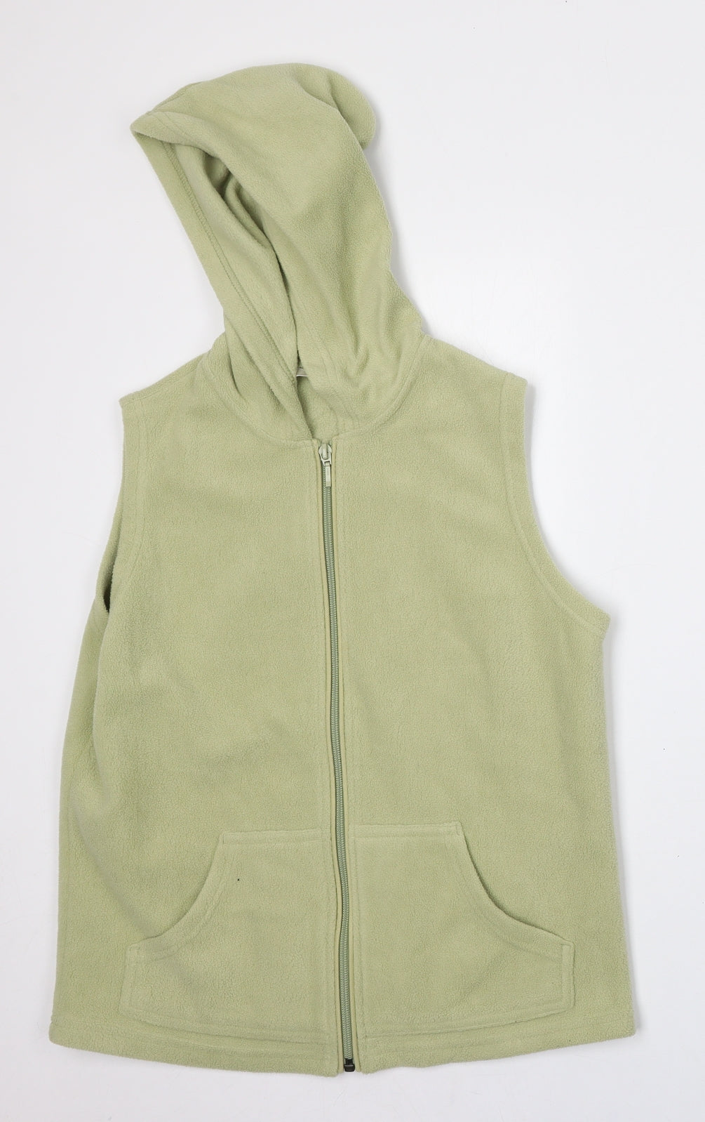 Marks and Spencer Womens Green   Gilet Jacket Size 14  Zip