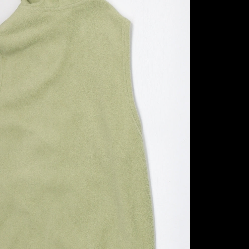 Marks and Spencer Womens Green   Gilet Jacket Size 14  Zip