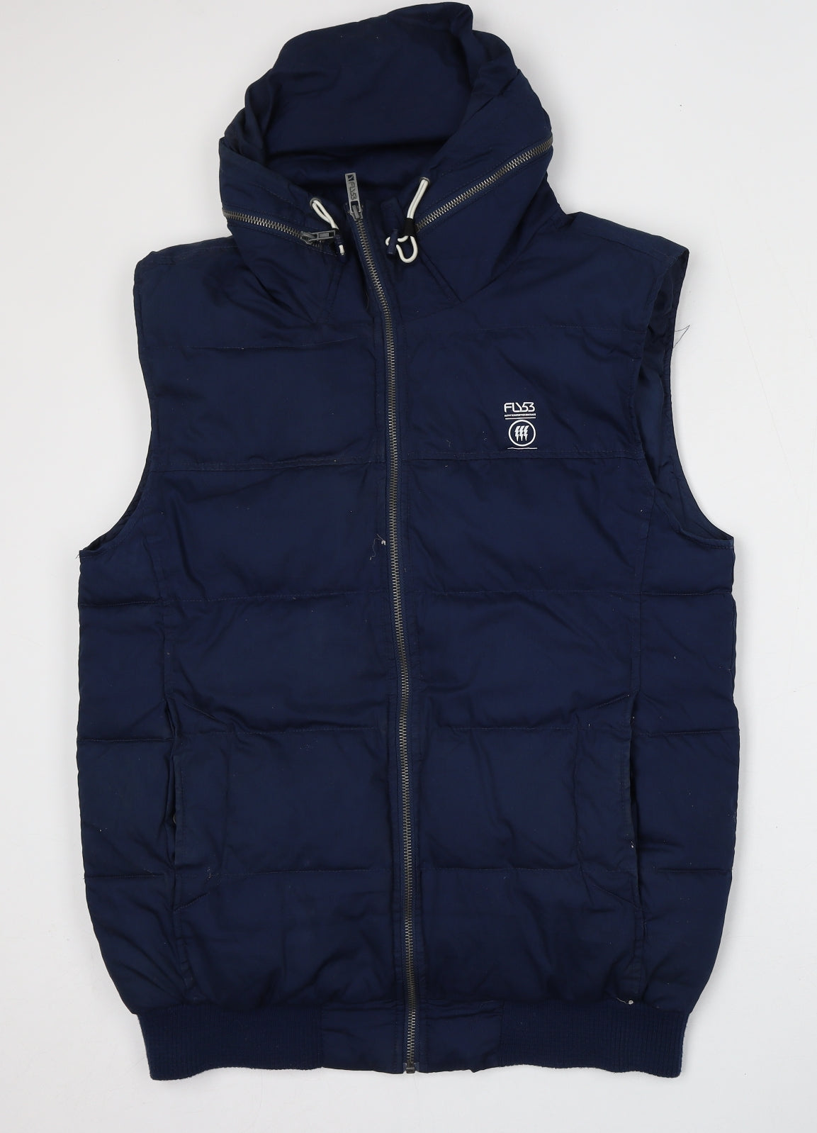 FLY53 Mens Blue   Gilet Jacket Size L  Zip