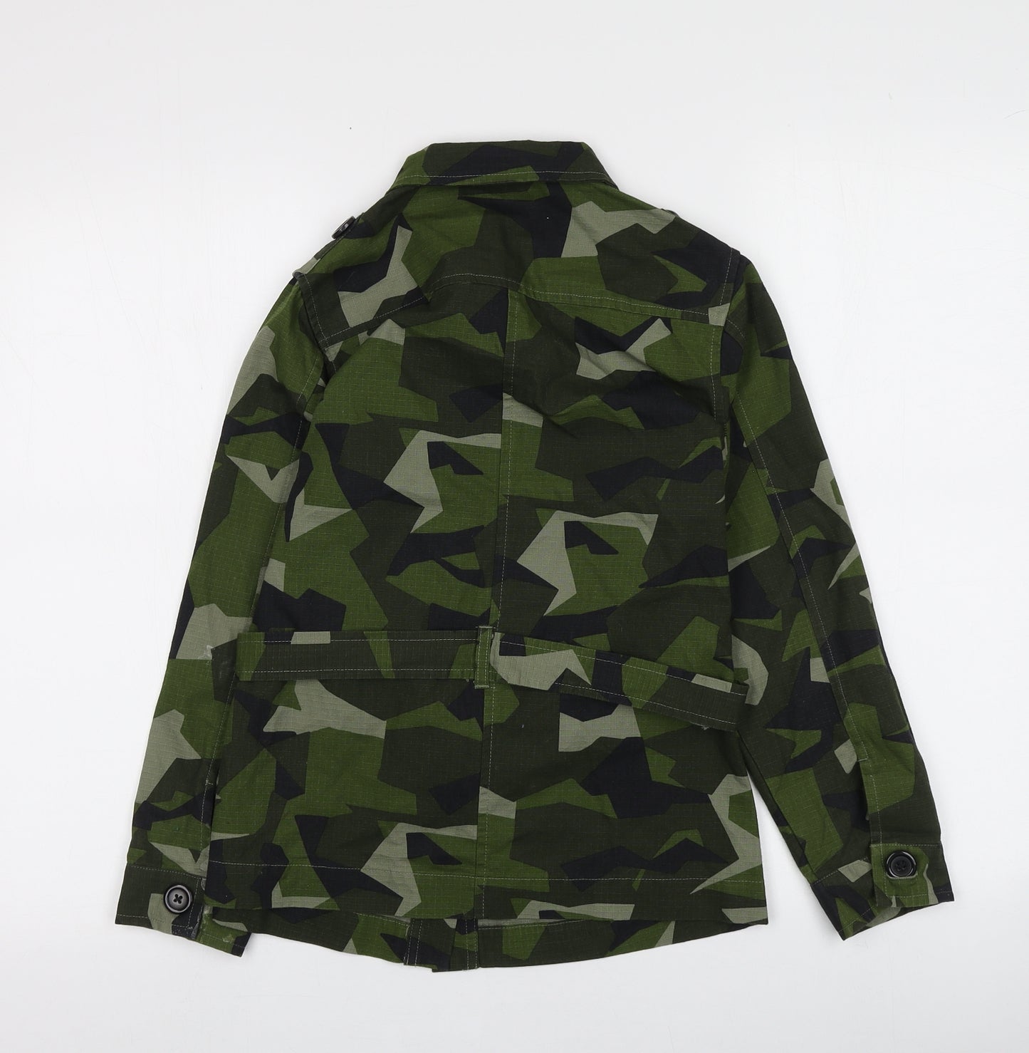 NEXT Girls Multicoloured Camouflage  Parka Jacket Size 11 Years