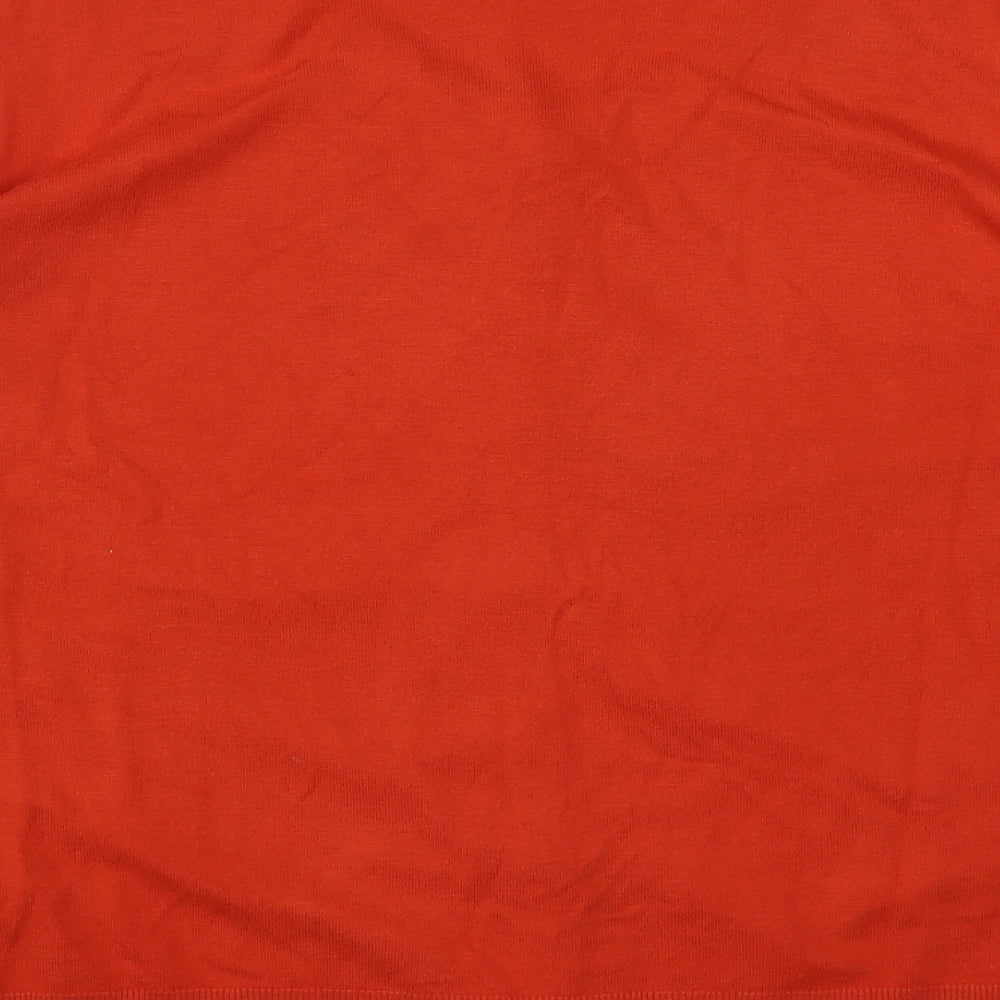 George Womens Orange Round Neck  Viscose Cardigan Jumper Size 22