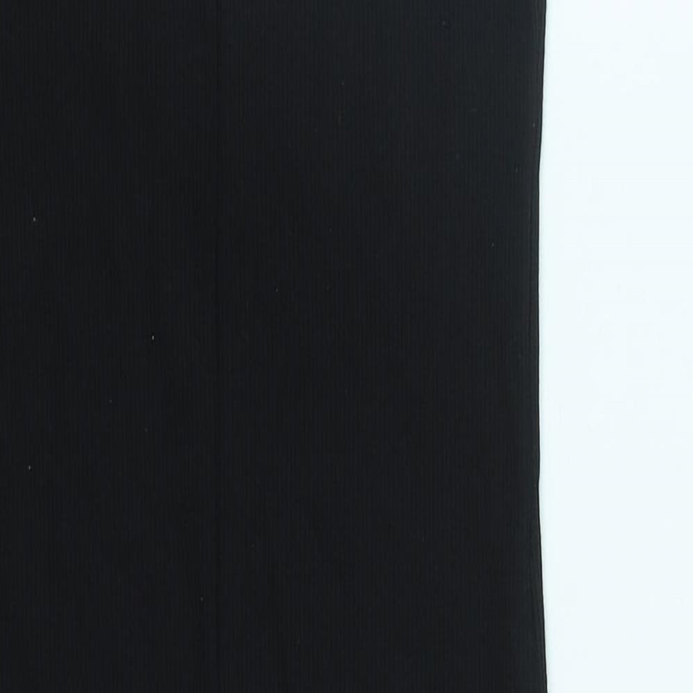 SheIn Womens Black  Viscose Bodycon  Size XS  Square Neck