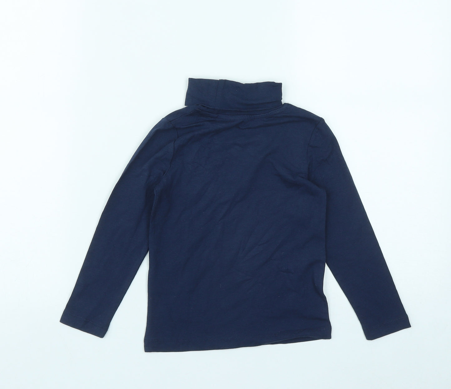 Lupilu Girls Blue  Cotton Basic Casual Size 2 Years Roll Neck  - Size 2-4 Years