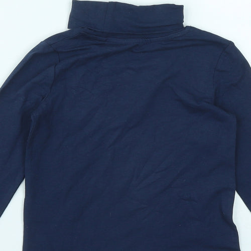 Lupilu Girls Blue  Cotton Basic Casual Size 2 Years Roll Neck  - Size 2-4 Years
