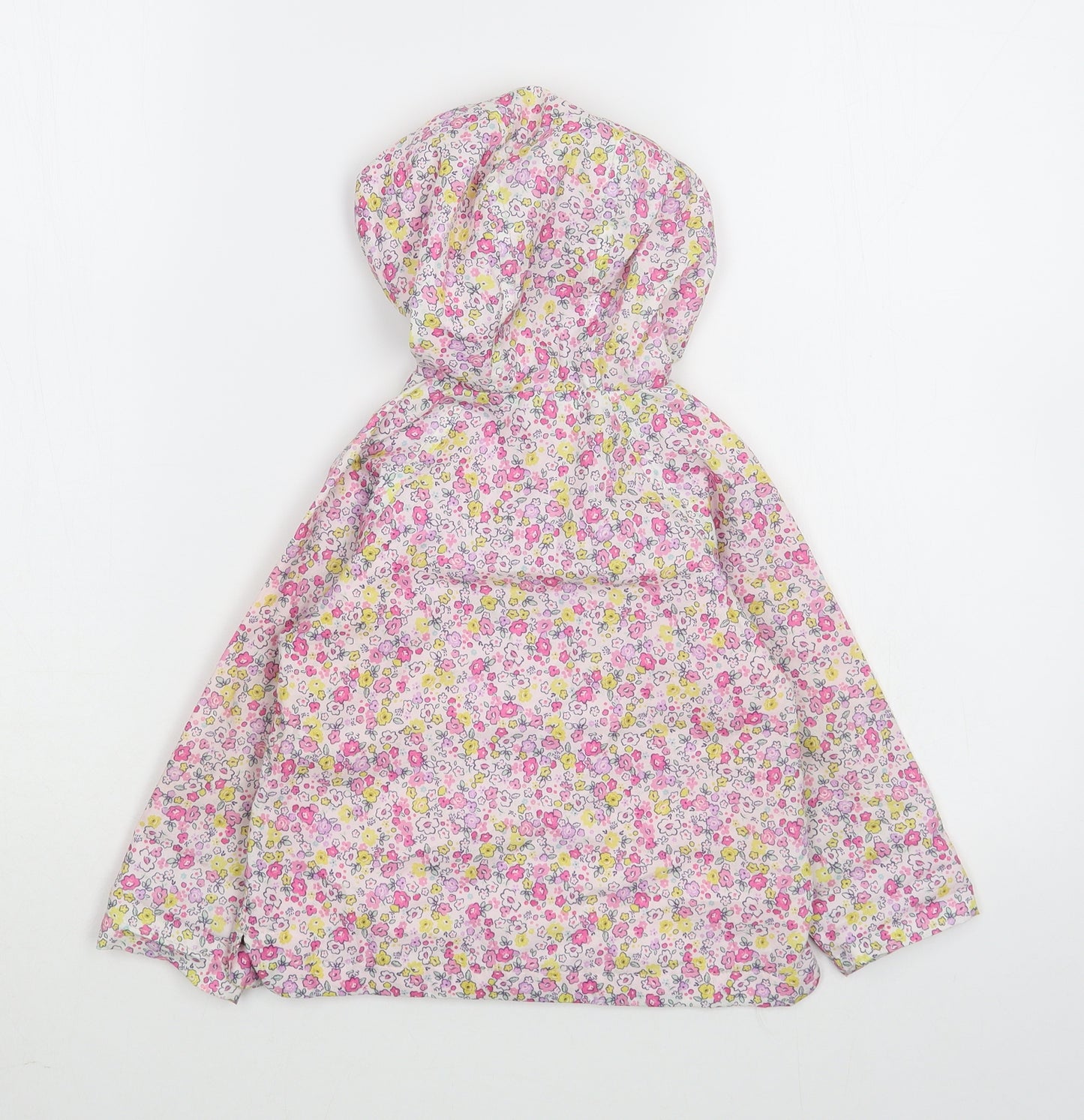 TU Girls Multicoloured Floral  Rain Coat Coat Size 18-24 Months   Zip
