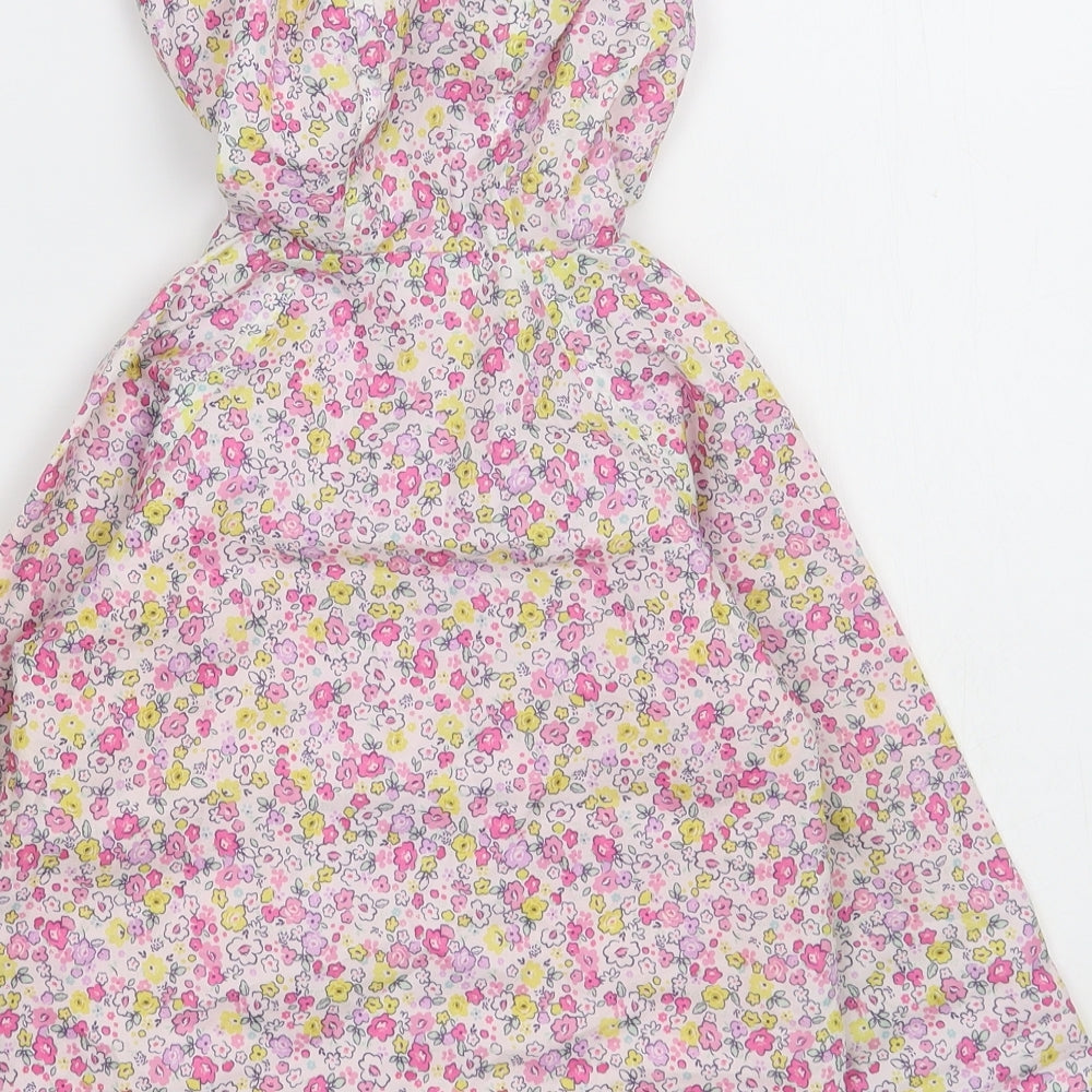 TU Girls Multicoloured Floral  Rain Coat Coat Size 18-24 Months   Zip