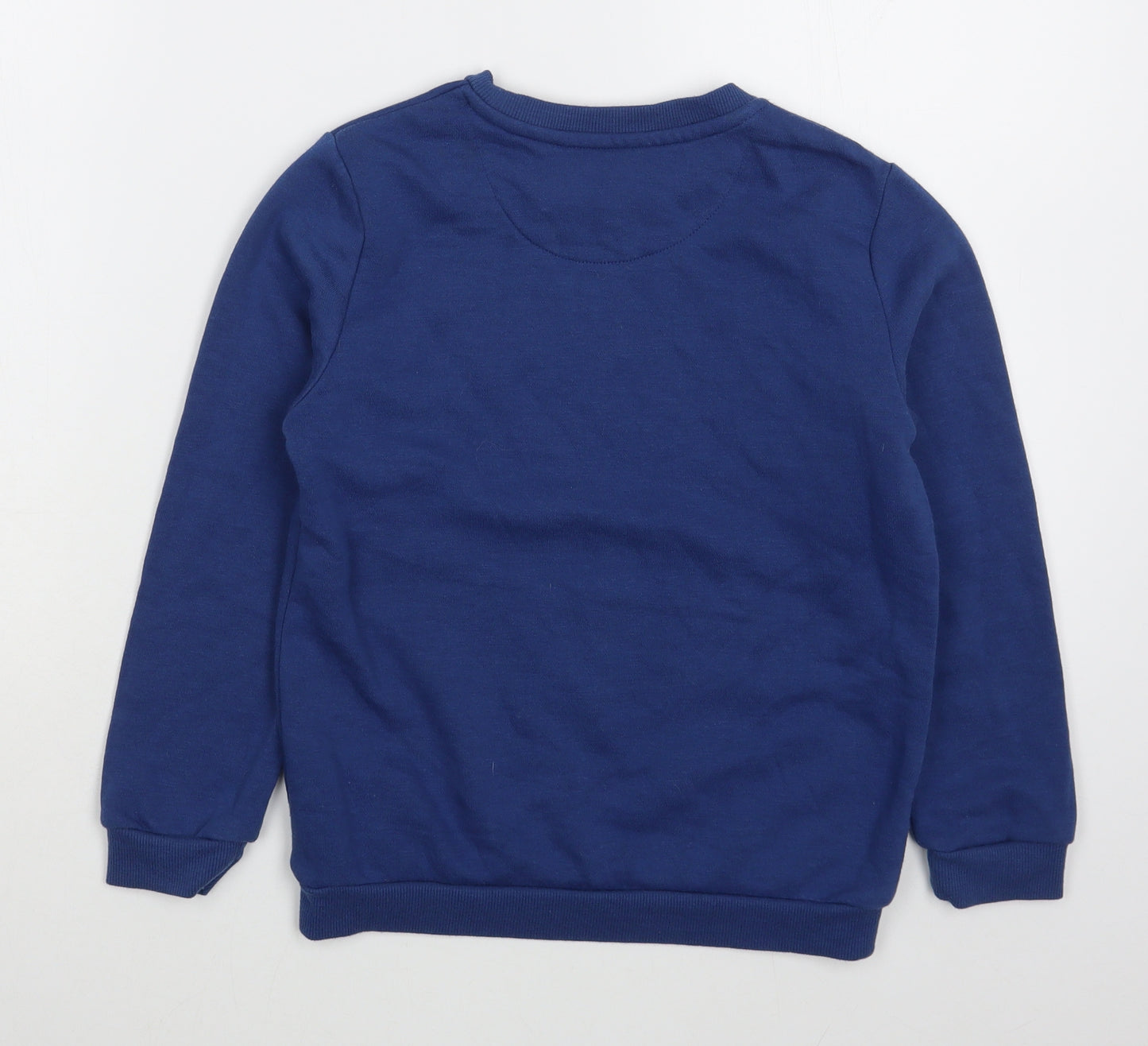 Primark Girls Blue  Cotton Pullover Sweatshirt Size 8-9 Years  Pullover
