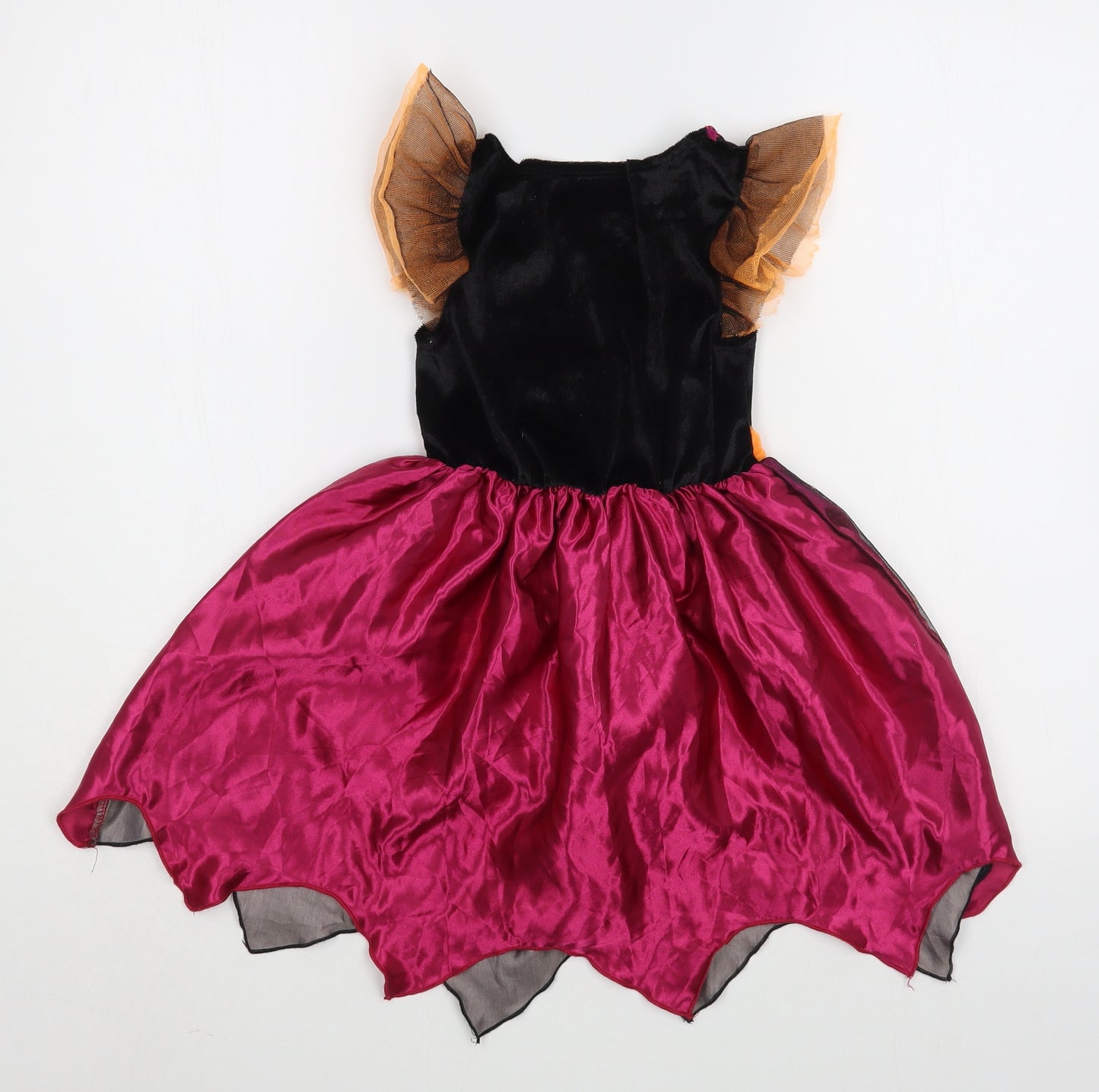 F&F Girls Multicoloured  Polyester Ball Gown  Size 3-4 Years  Square Neck Pullover - Halloween Costume