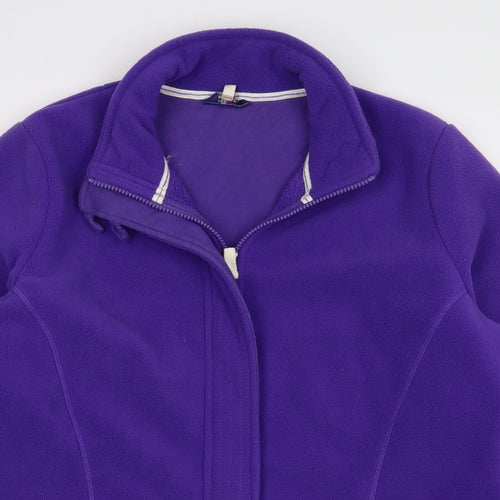 Marks and Spencer Womens Purple   Jacket  Size 12  Zip
