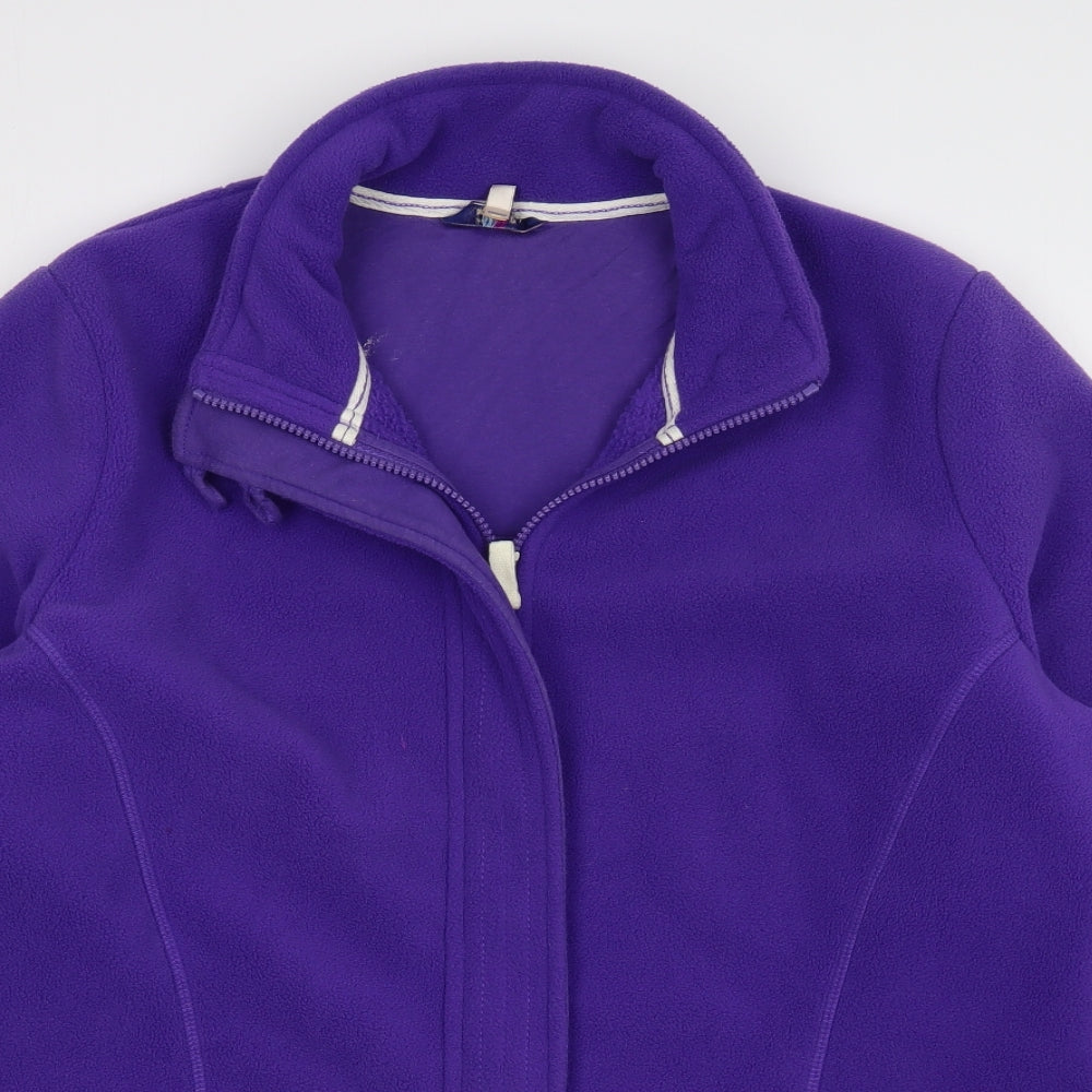 Marks and Spencer Womens Purple   Jacket  Size 12  Zip