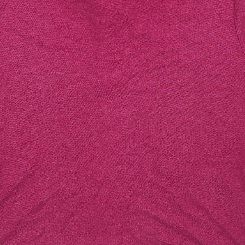 Dunnes Stores Mens Pink  Cotton  Polo Size XL Collared Button