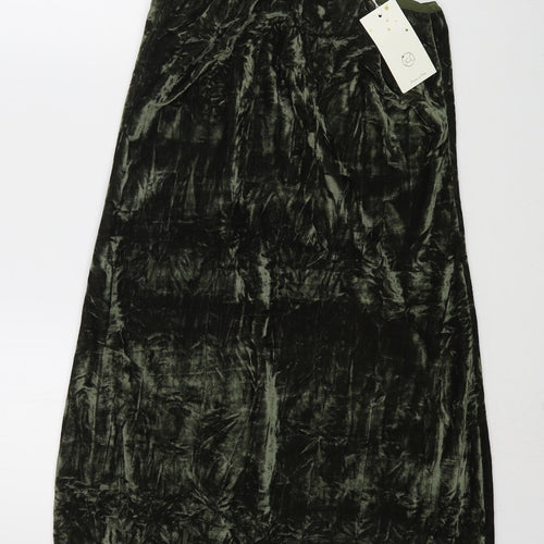 JCL Womens Green  Polyester A-Line  Size M  Halter Pullover