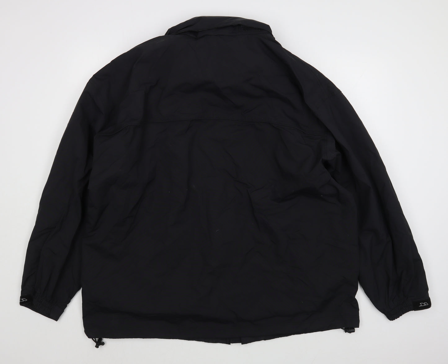 Trespass Mens Black   Rain Coat Coat Size XL  Zip