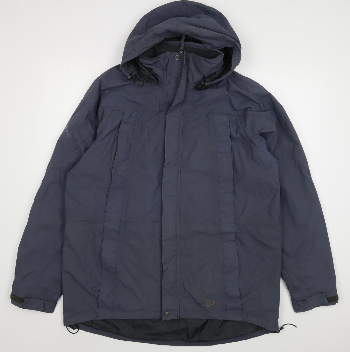 Mountain Life Mens Grey   Rain Coat Coat Size XL  Zip