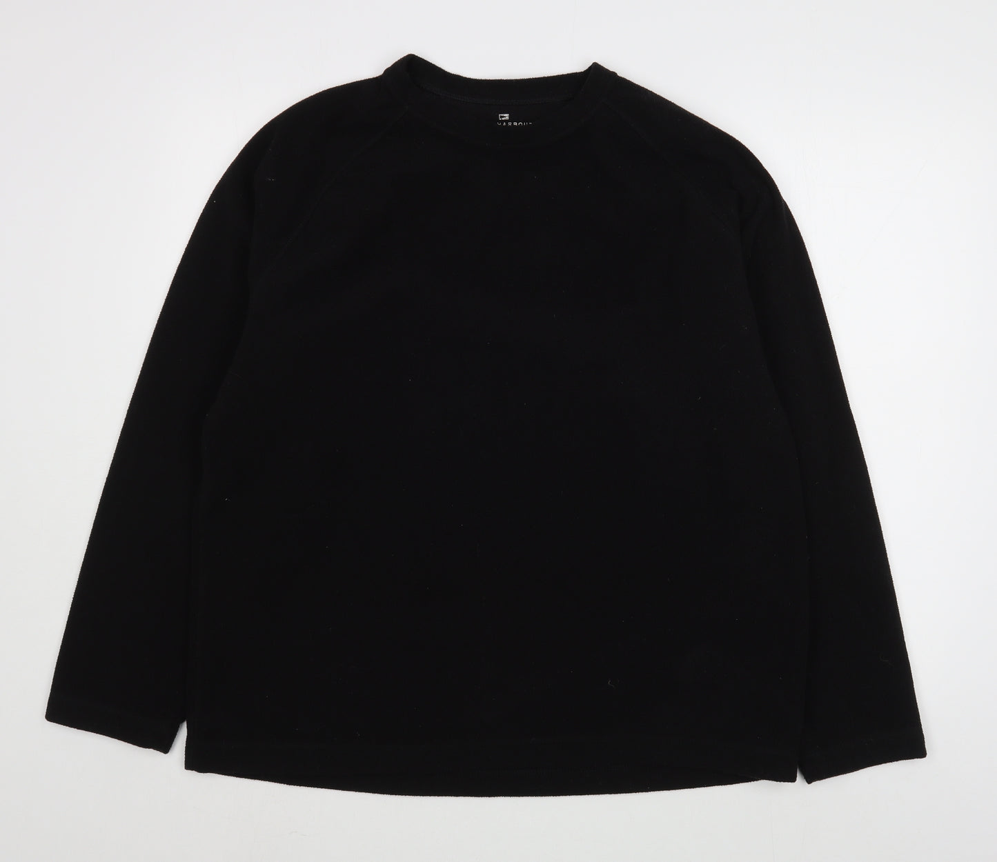 Marks and Spencer Mens Black  Polyester Pullover Sweatshirt Size XL