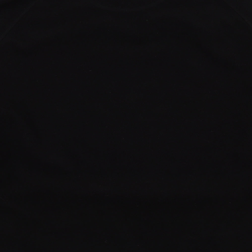 Marks and Spencer Mens Black  Polyester Pullover Sweatshirt Size XL