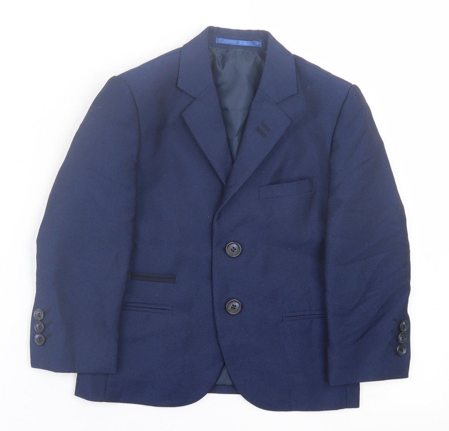 Creon Previs Boys Blue   Jacket Blazer Size 4 Years  Button