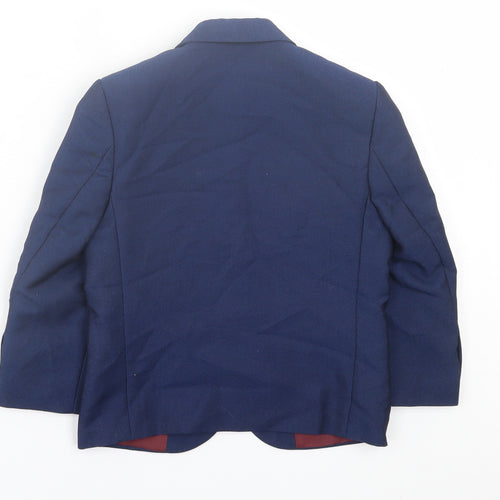 Creon Previs Boys Blue   Jacket Blazer Size 4 Years  Button
