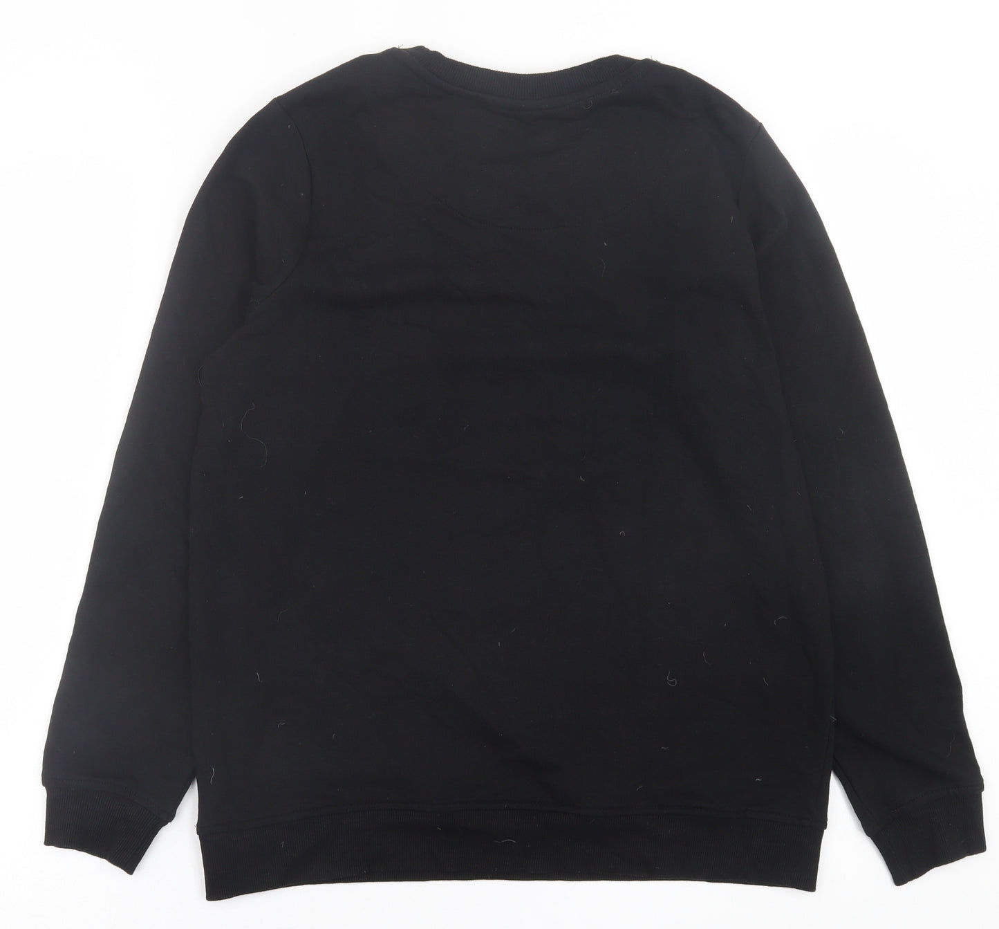 Calvin Klein Womens Black  Cotton Pullover Sweatshirt Size S  Pullover
