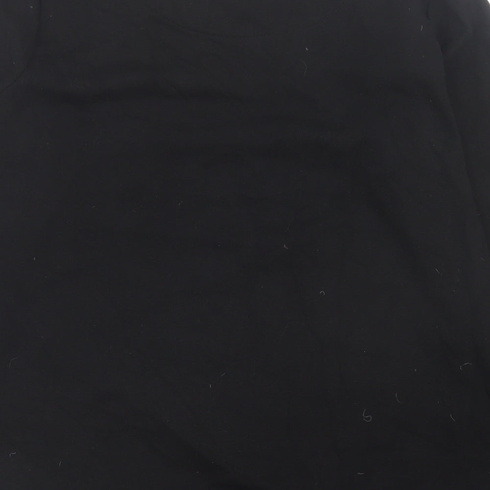 Calvin Klein Womens Black  Cotton Pullover Sweatshirt Size S  Pullover