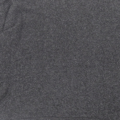 H&M Womens Grey Crew Neck  Viscose Pullover Jumper Size XS