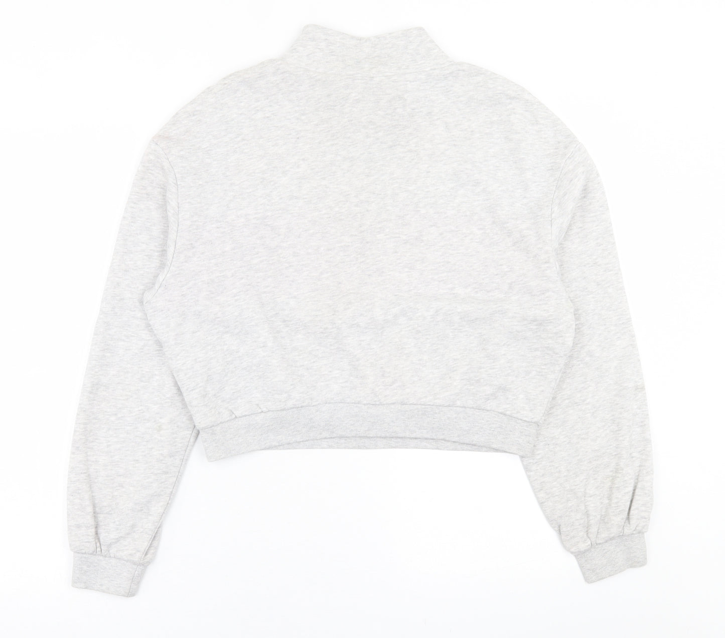 H&M Womens Grey  Cotton Pullover Sweatshirt Size S  Zip - California