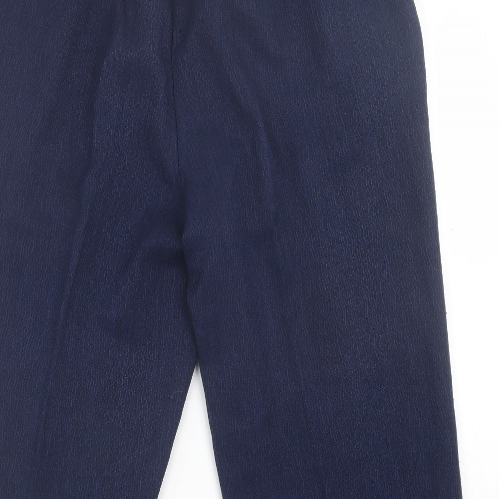 BM Collection Womens Blue  Polyester Bermuda Shorts Size 16 L17 in Regular Pull On