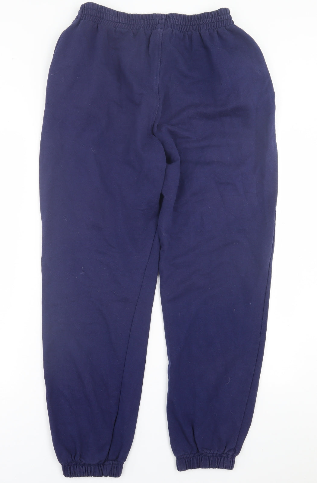 adidas Mens Blue  Cotton Jogger Trousers Size M L30 in Regular Tie