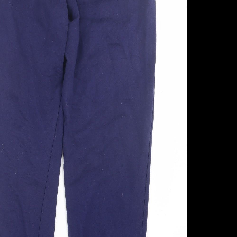 adidas Mens Blue  Cotton Jogger Trousers Size M L30 in Regular Tie