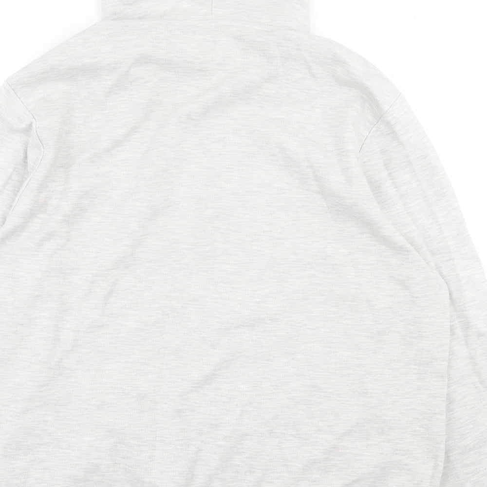 Ralph Lauren Mens Grey  Cotton Full Zip Hoodie Size 2XL