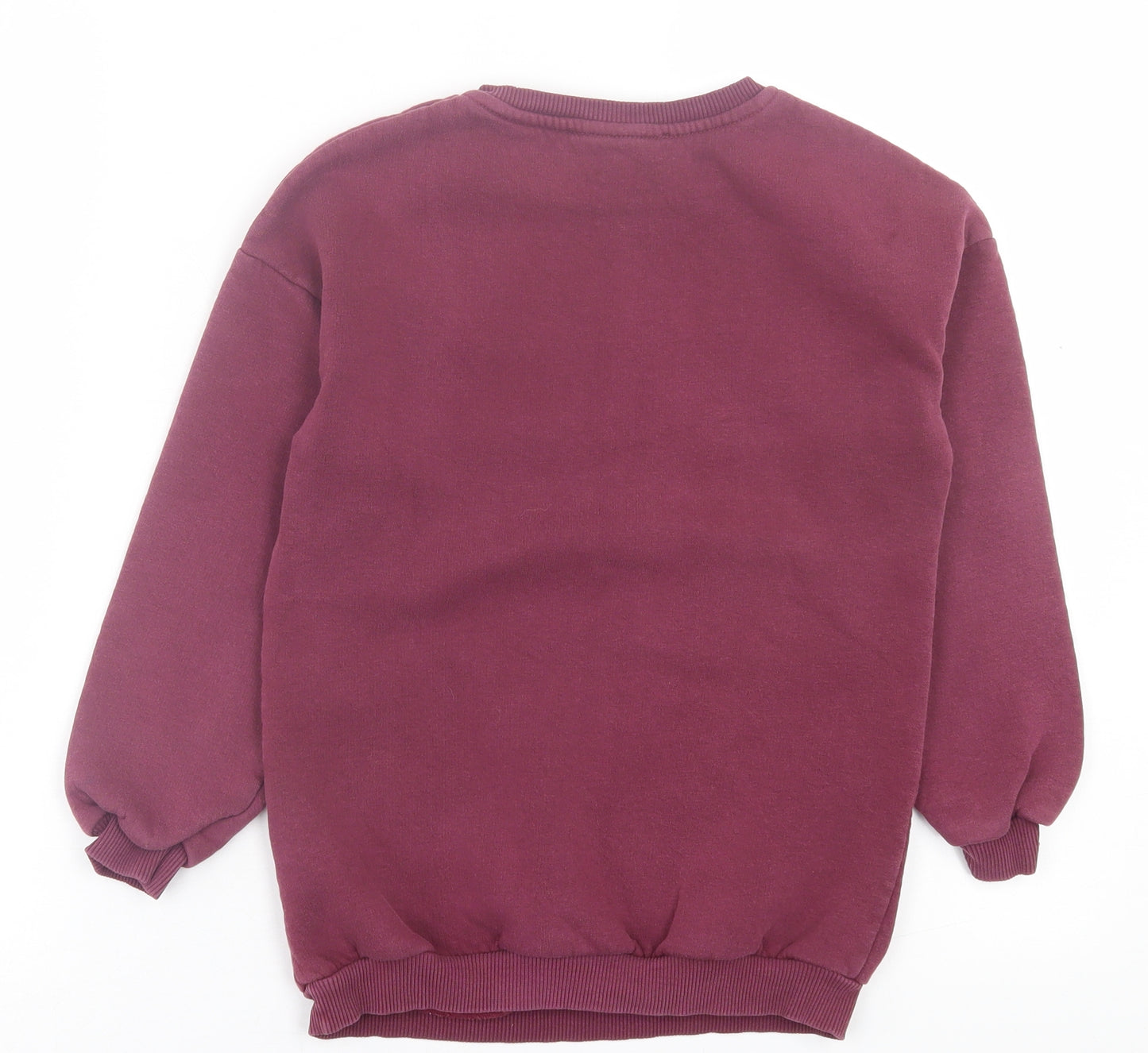 Primark Girls Purple  Cotton Pullover Sweatshirt Size 8-9 Years  Pullover - Harry Potter