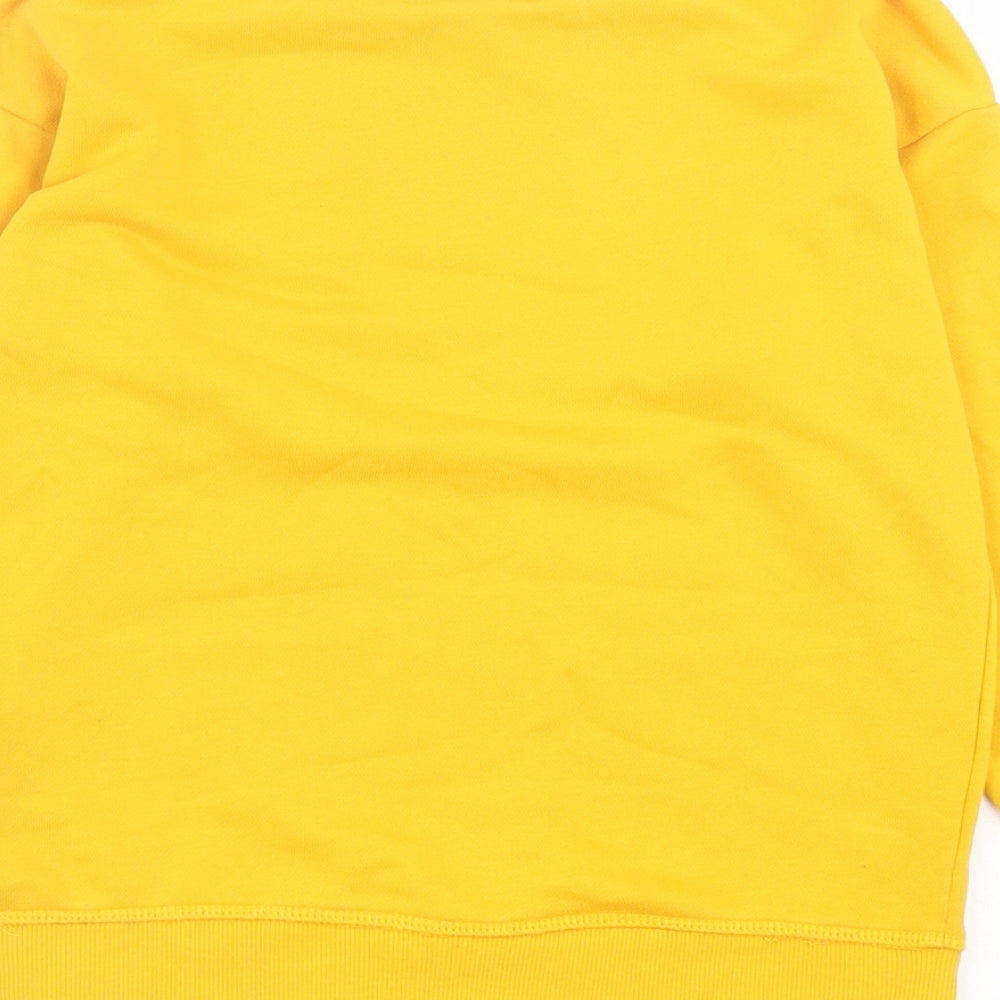Primark Boys Yellow  Cotton Pullover Sweatshirt Size 8-9 Years  Pullover