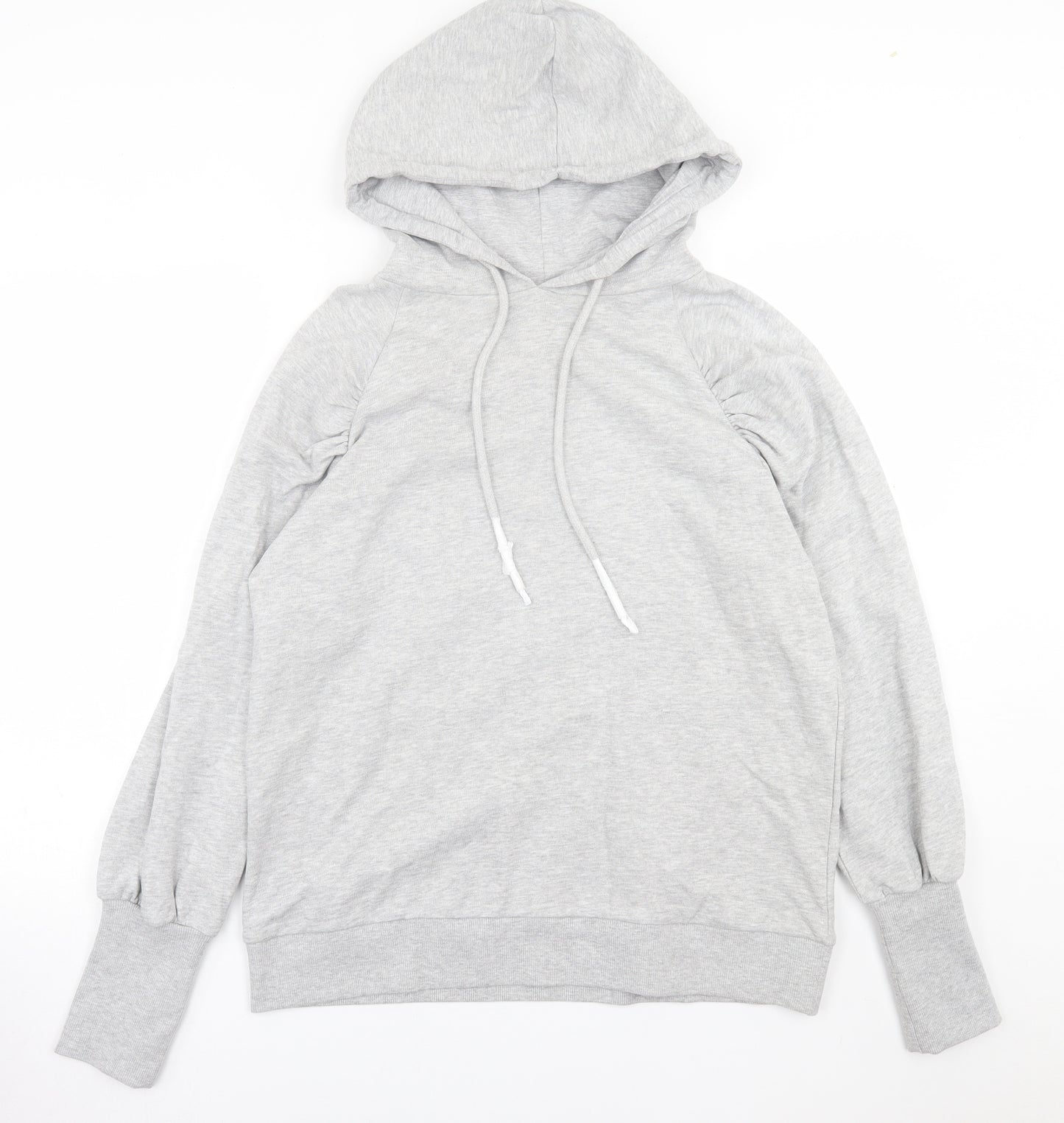 NEXT Womens Grey  Cotton Pullover Hoodie Size M  Pullover