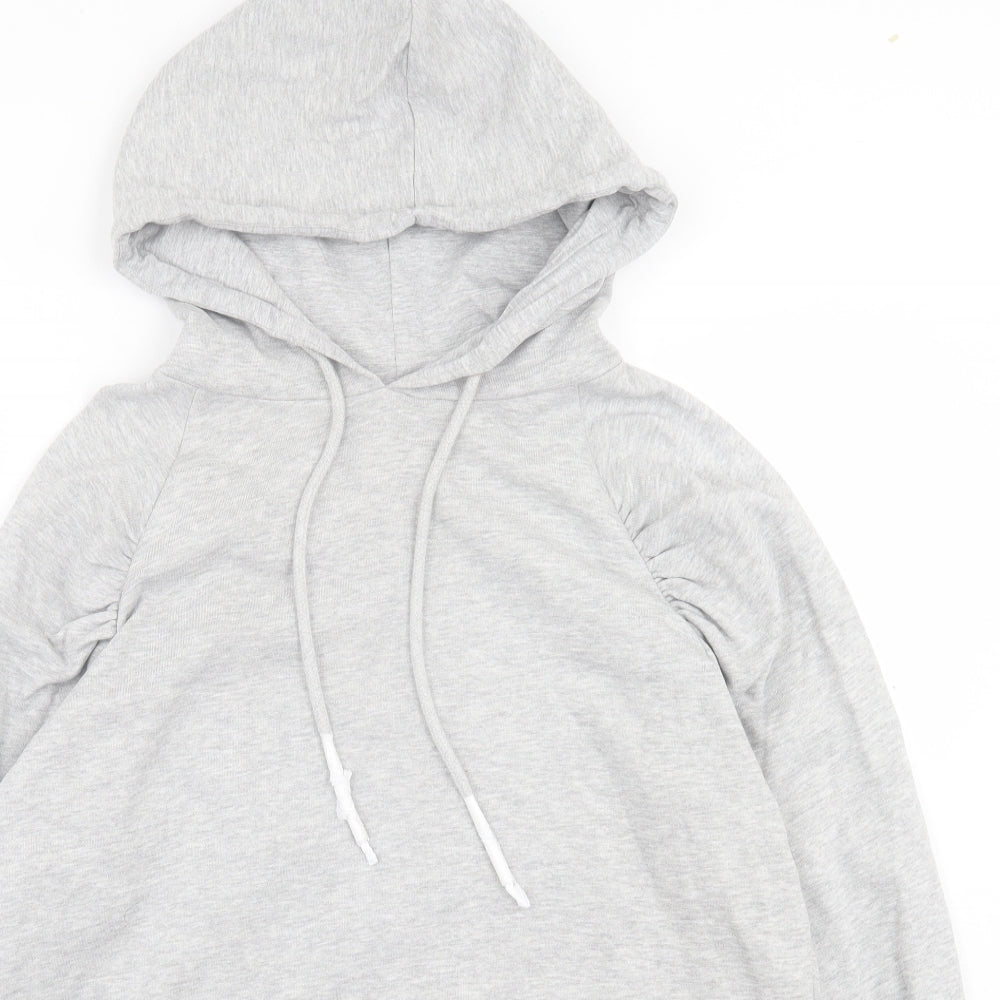 NEXT Womens Grey  Cotton Pullover Hoodie Size M  Pullover