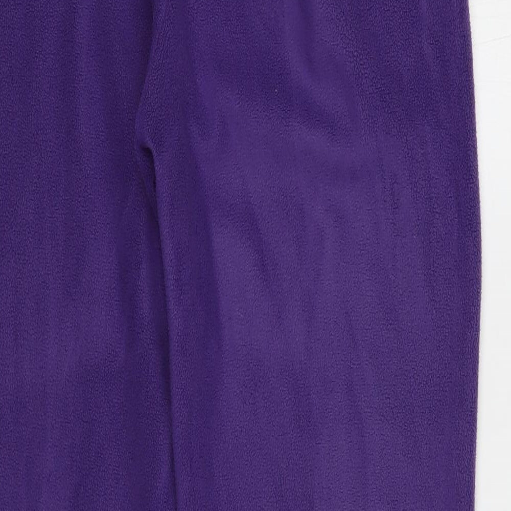 Damart Womens Purple  Polyester Jogger Trousers Size S L31 in Regular Drawstring