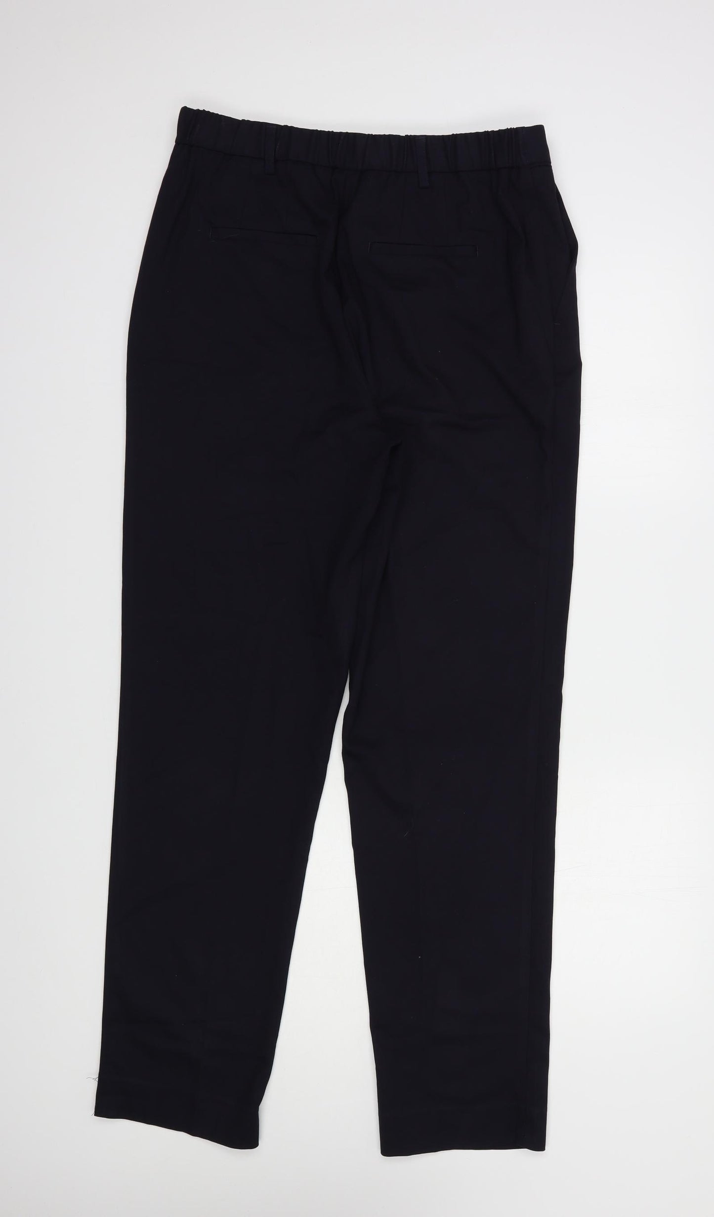 NEXT Womens Blue  Polyester Dress Pants Trousers Size 14 L32 in Regular Hook & Eye