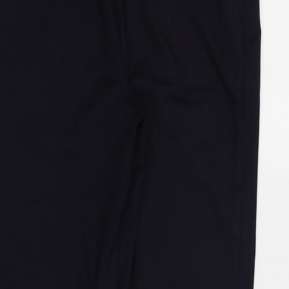 NEXT Womens Blue  Polyester Dress Pants Trousers Size 14 L32 in Regular Hook & Eye