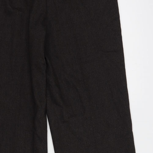 Windsmoor Womens Brown  Wool Dress Pants Trousers Size 10 L32 in Regular Button