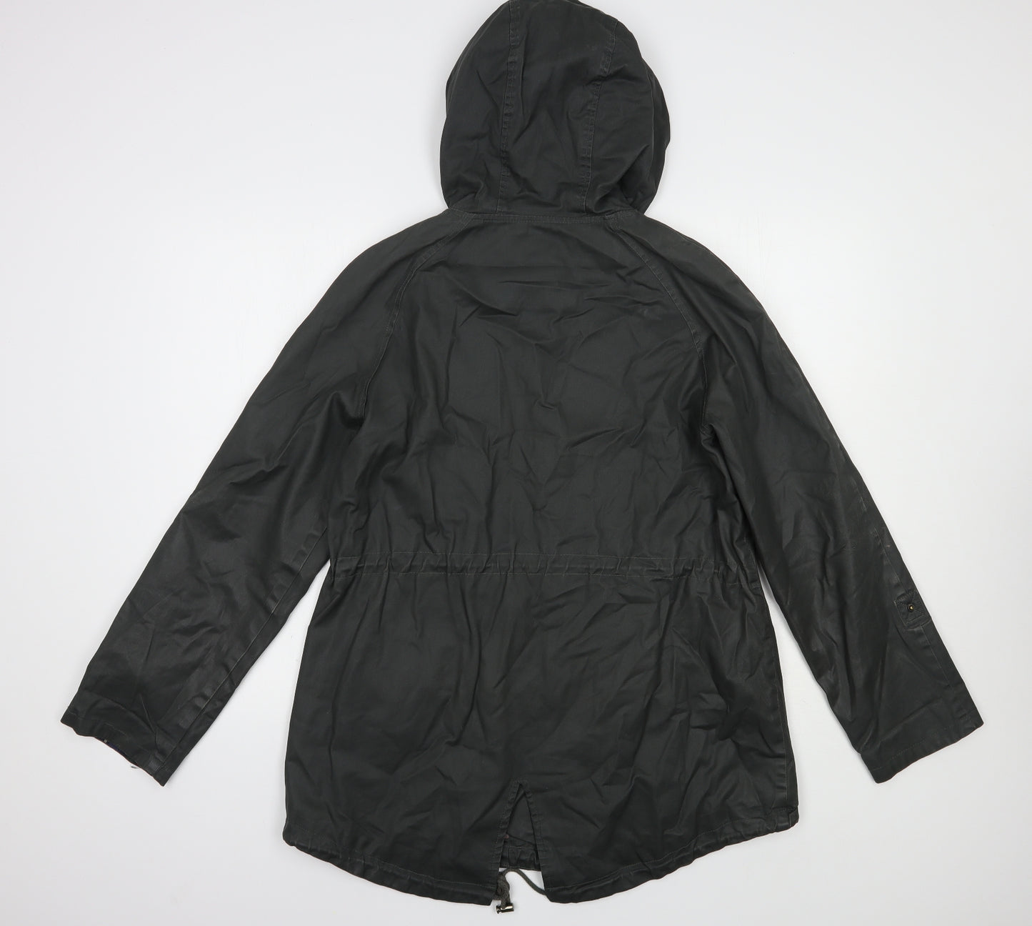 By Henry Holland Womens Grey   Parka Jacket Size 12  Zip