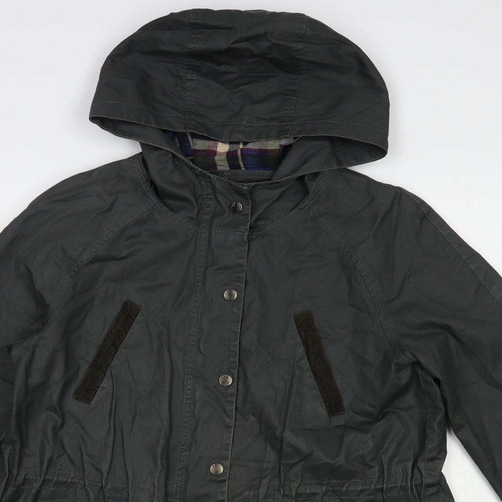 By Henry Holland Womens Grey   Parka Jacket Size 12  Zip