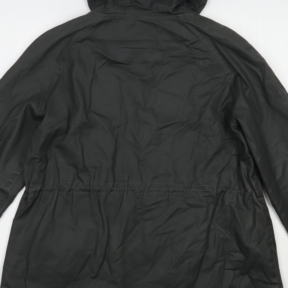 By Henry Holland Womens Grey   Parka Jacket Size 12  Zip