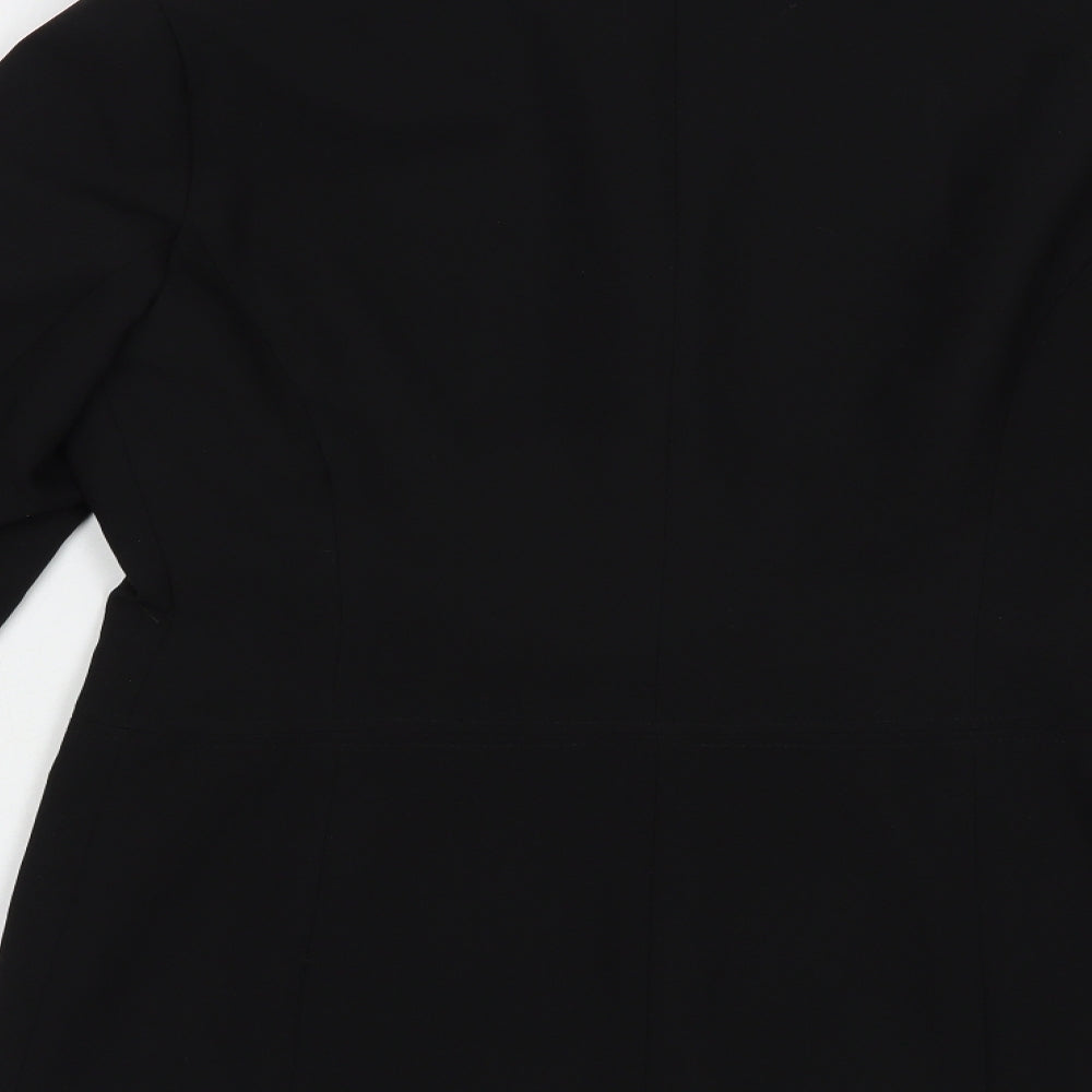 New Look Womens Black   Jacket Blazer Size 12  Button