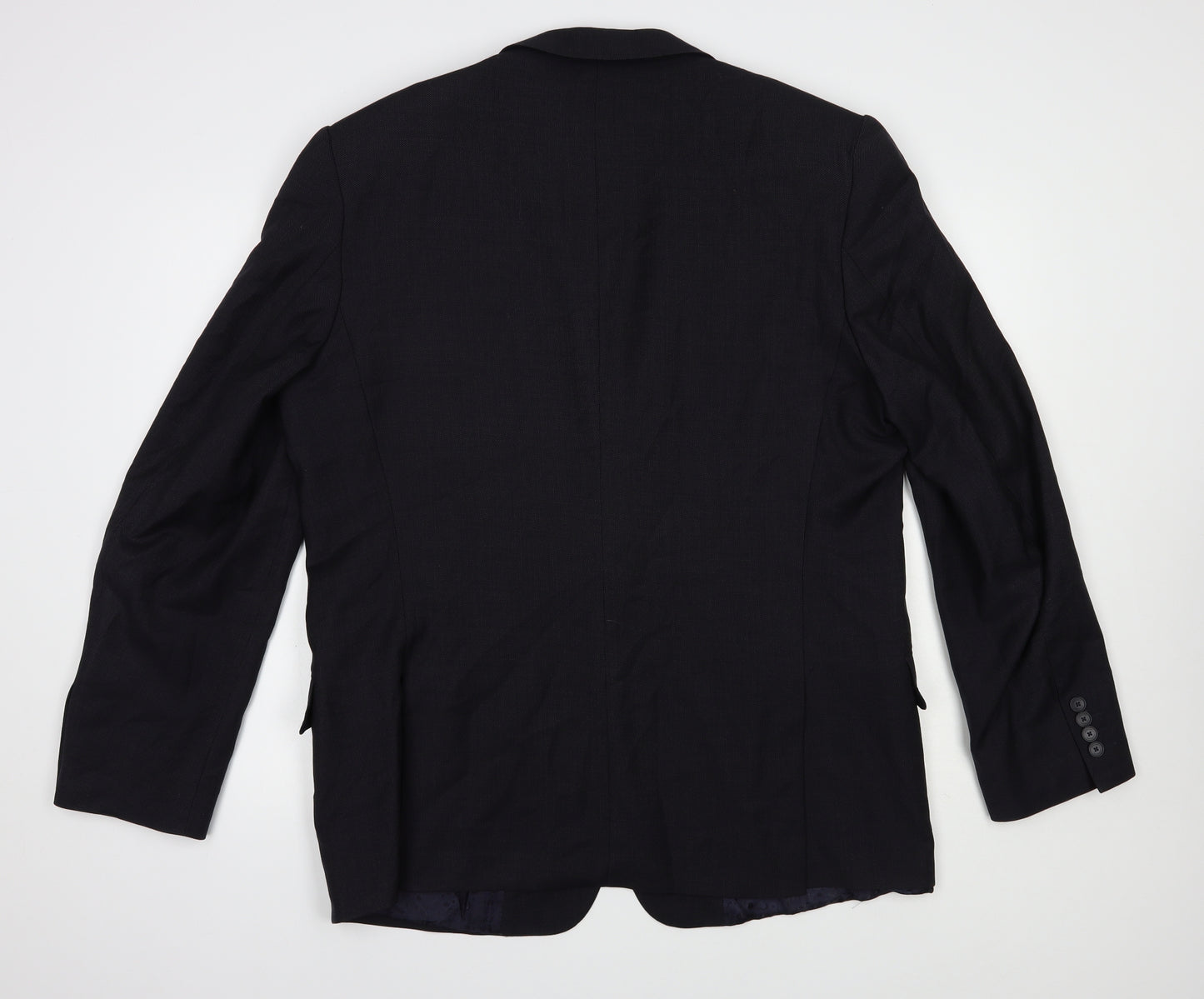 Jaeger Mens Blue   Jacket Blazer Size 46  Button