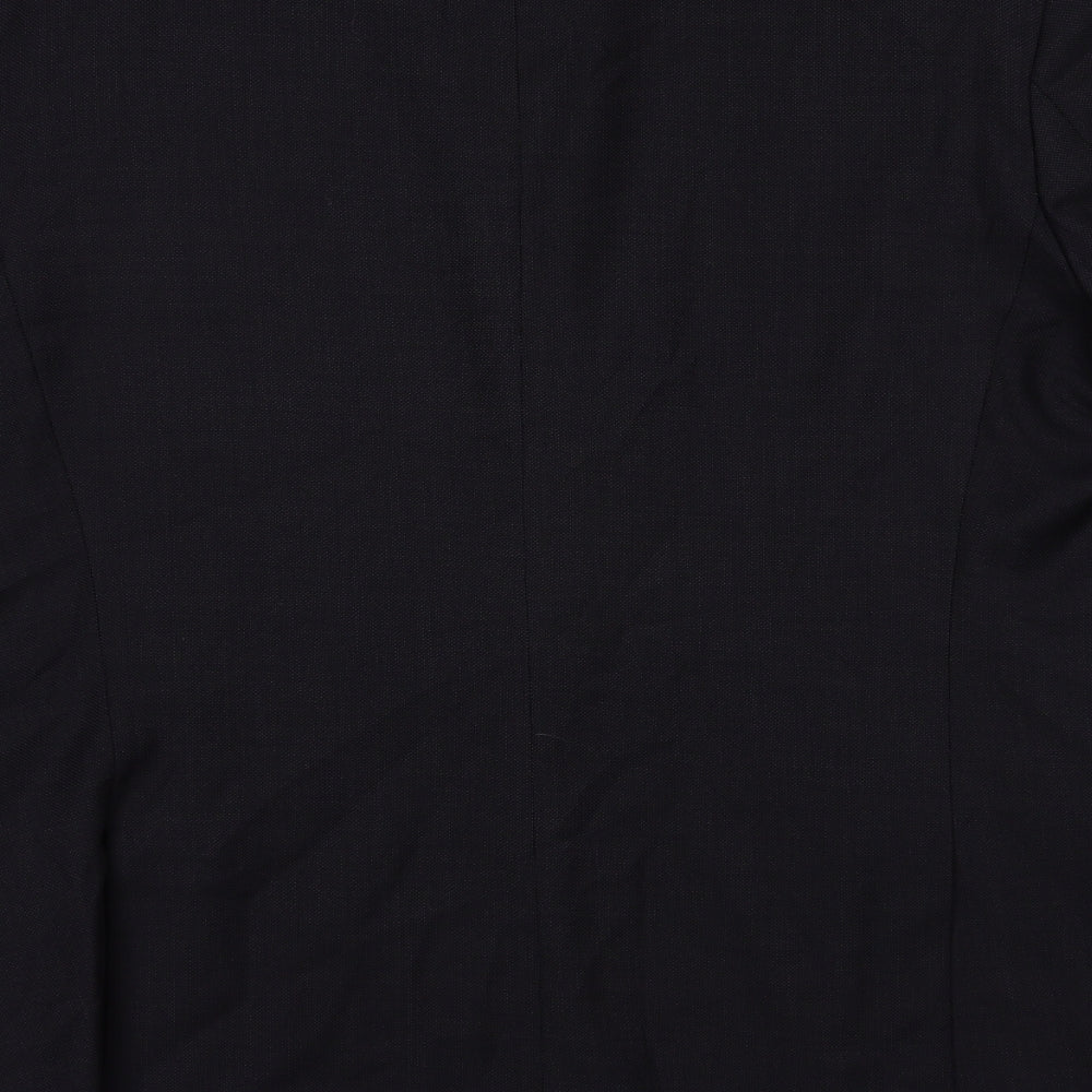 Jaeger Mens Blue   Jacket Blazer Size 46  Button