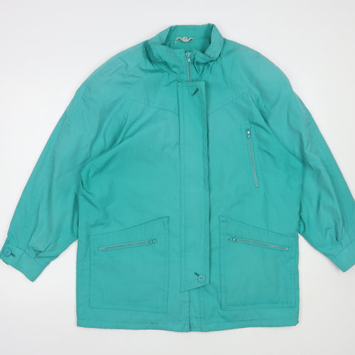 Telesport Womens Green   Jacket  Size 10  Button