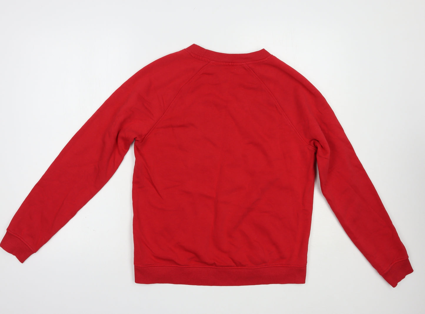 Nutmeg Womens Red  Cotton Pullover Sweatshirt Size 8  Pullover - Festive & Fierce